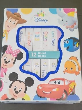 Disney Multi-Color 12-Pack Board Books